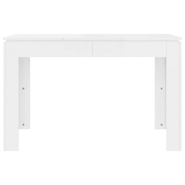 vidaXL Matbord vit högglans 120x60x76 cm spånskiva -  Matbord