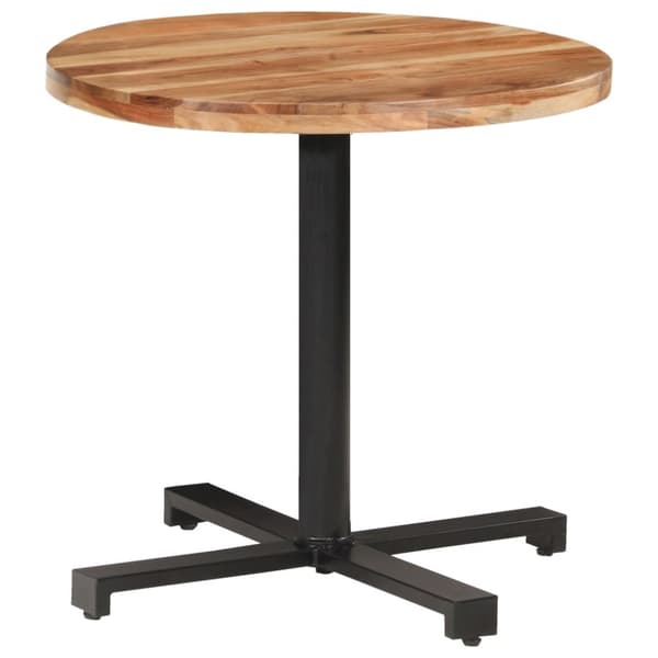 vidaXL bistrobord Ø80x75 cm massivt akacietræ - Spiseborde