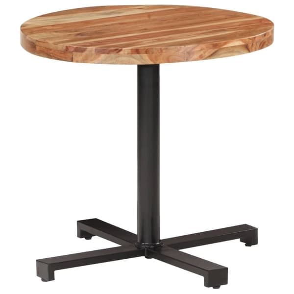 vidaXL bistrobord Ø80x75 cm massivt akacietræ - Spiseborde