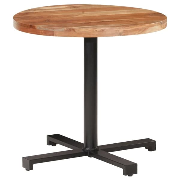 vidaXL bistrobord Ø80x75 cm massivt akacietræ - Spiseborde