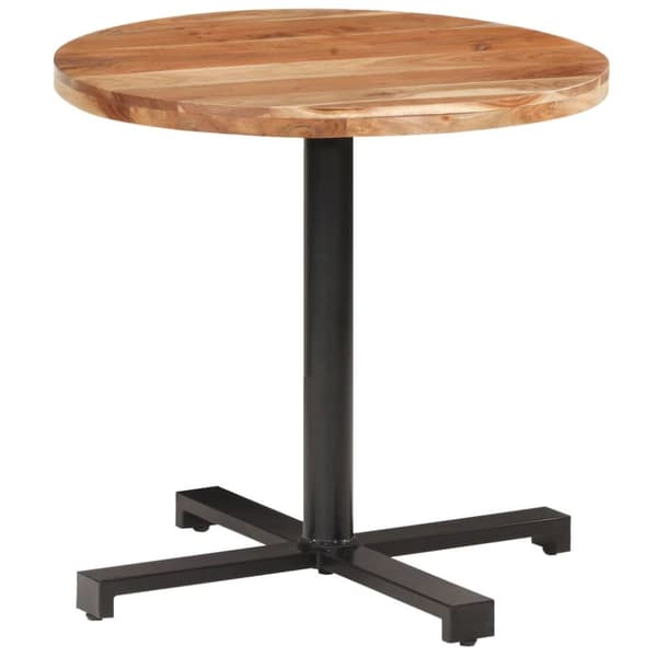 vidaXL bistrobord Ø80x75 cm massivt akacietræ - Spiseborde