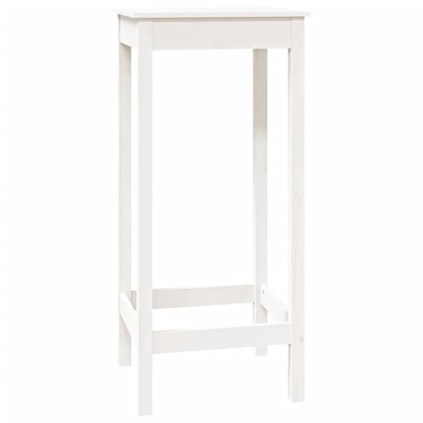 vidaXL Barbord vit 50x50x110 cm massiv furu -  Matbord