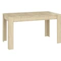 Miniatyrbillede 3 af 6: vidaXL spisebord 140x74,5x76 cm konstrueret træ sonoma-eg -  Spiseborde