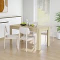 Miniatyrbillede 1 af 6: vidaXL spisebord 140x74,5x76 cm konstrueret træ sonoma-eg -  Spiseborde