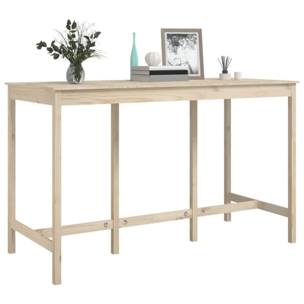vidaXL barbord 180x80x110 cm massivt fyrretræ -  Spiseborde