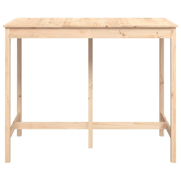vidaXL barbord 140x80x110 cm massivt fyrretræ -  Spiseborde