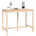 Miniatyrbillede 7 af 9: vidaXL barbord 140x80x110 cm massivt fyrretræ -  Spiseborde