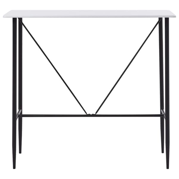 vidaXL Barbord vit 120x60x110 cm MDF -  Matbord