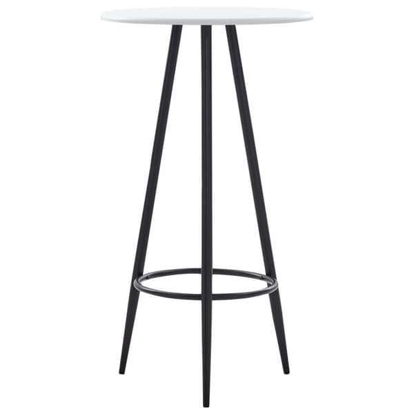 vidaXL barbord 60 x 107,5 cm MDF hvid -  Spiseborde