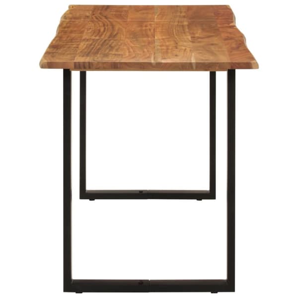 vidaXL spisebord 140x70x76 cm massivt akacietræ -  Spiseborde
