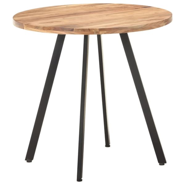 vidaXL Ruokapöytä 80 cm täysi akaasiapuu -  Keittiön & ruokapöydät
