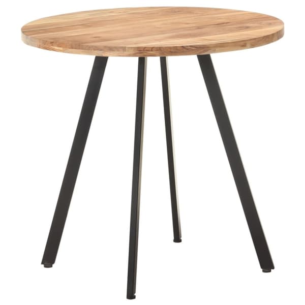 vidaXL Ruokapöytä 80 cm täysi akaasiapuu -  Keittiön & ruokapöydät