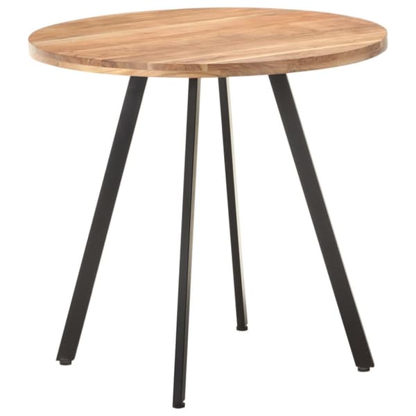 vidaXL Ruokapöytä 80 cm täysi akaasiapuu -  Keittiön & ruokapöydät