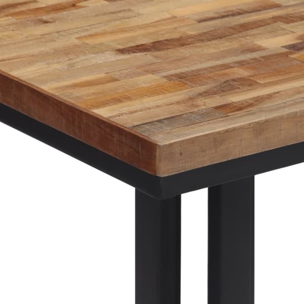 vidaXL Matbord 55x55x76 cm massiv återvunnen teak -  Matbord
