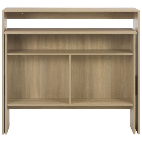 vidaXL Barbord med 2 bordsskivor ek 130x40x120 cm -  Matbord