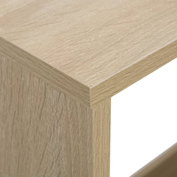 vidaXL Barbord med 2 bordsskivor ek 130x40x120 cm -  Matbord