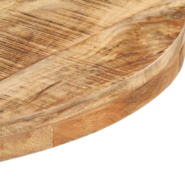 vidaXL bistrobord Ø70x75 cm rund ru mangotræ - Spiseborde
