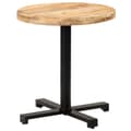 Miniatyrbillede 11 af 11: vidaXL bistrobord Ø70x75 cm rund ru mangotræ -  Spiseborde