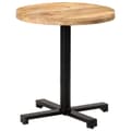 Miniatyrbillede 2 af 11: vidaXL bistrobord Ø70x75 cm rund ru mangotræ -  Spiseborde