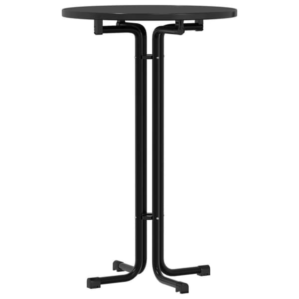 vidaXL spisebord Ø70x110 cm konstrueret træ og stål - Spiseborde