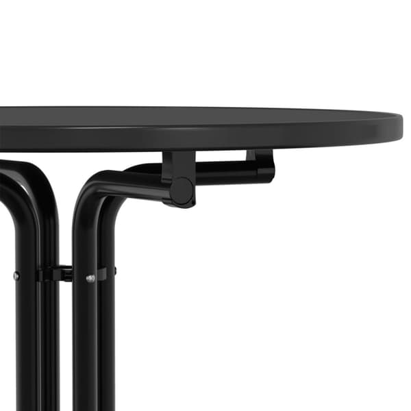 vidaXL spisebord Ø70x110 cm konstrueret træ og stål - Spiseborde