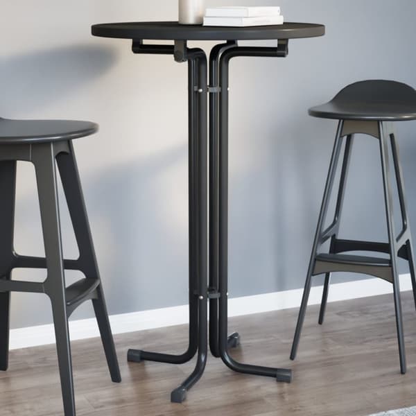 vidaXL spisebord Ø70x110 cm konstrueret træ og stål -  Spiseborde