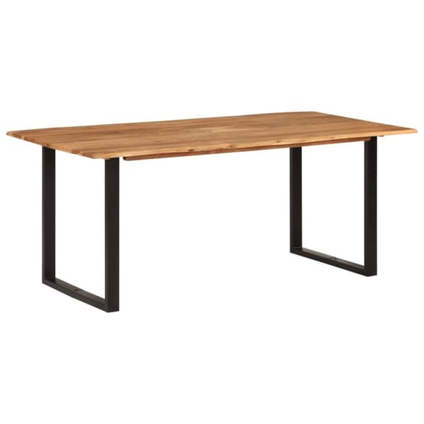 vidaXL spisebord 180x90x76 cm massivt akacietræ -  Spiseborde
