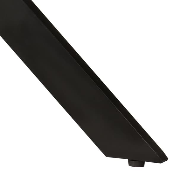 vidaXL spisebord Ø110x78 cm massivt mangotræ og stål -  Spiseborde