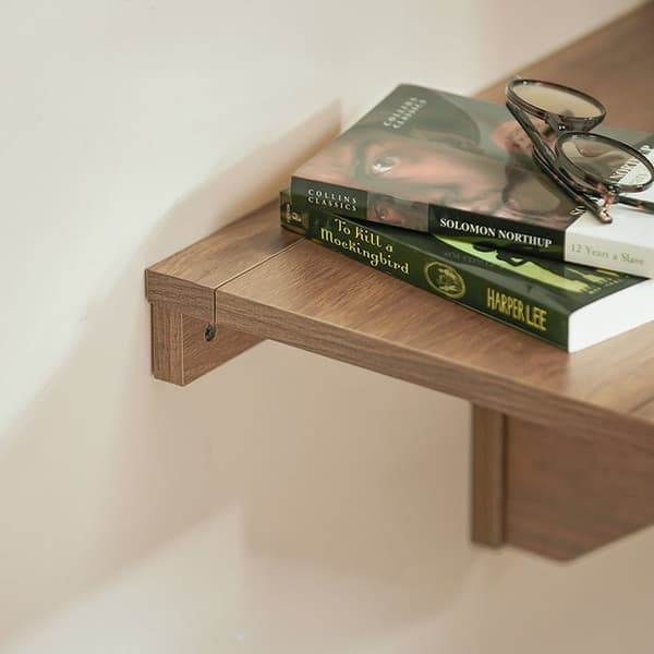 Rootz Väggmonterat hopfällbart bord - Köksbord - Skrivbord - Utrymmesbesparande design - Slitstarkt PB-material - Perfekt för små utrymmen och barnrum