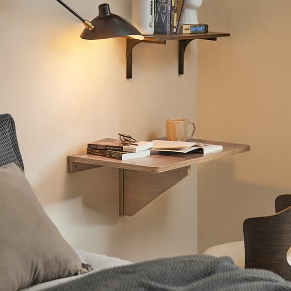 Rootz Väggmonterat hopfällbart bord - Köksbord - Skrivbord - Utrymmesbesparande design - Slitstarkt PB-material - Perfekt för små utrymmen och barnrum