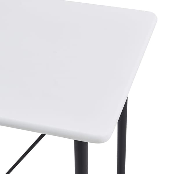 The Living Store Barbord vit 120x60x110 cm MDF -  Matbord