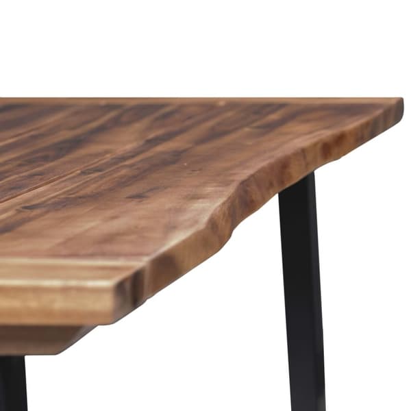 The Living Store spisebord 180x90 cm massivt akacietræ -  Spiseborde