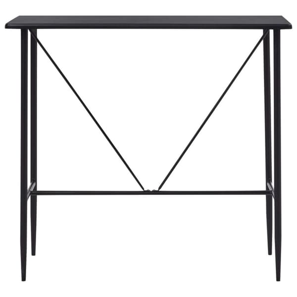 The Living Store barbord 120 x 60 x 110 cm MDF sort -  Spiseborde