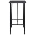 Miniatyrbillede 4 af 7: The Living Store barbord 120 x 60 x 110 cm MDF sort -  Spiseborde