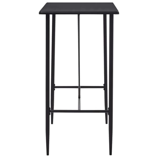 The Living Store barbord 120 x 60 x 110 cm MDF sort -  Spiseborde