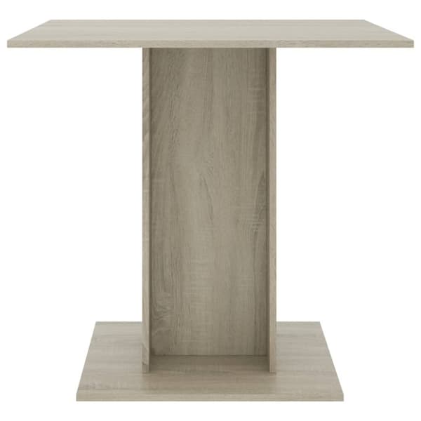 The Living Store Ruokapöytä Sonoma-tammi 80x80x75 cm lastulevy -  Keittiön & ruokapöydät
