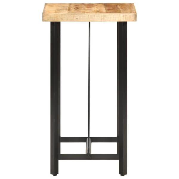 The Living Store Barbord 60x60x107 cm grovt mangoträ -  Matbord