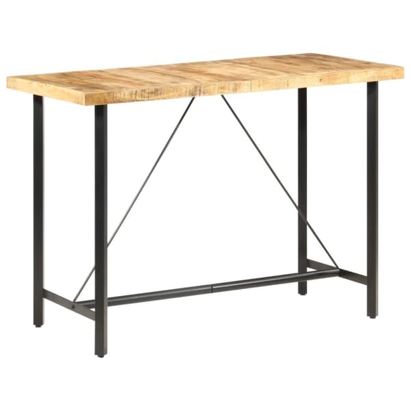 The Living Store barbord 150x70x107 cm ru mangotræ -  Spiseborde