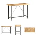 Miniatyrbillede 1 af 11: The Living Store barbord 150x70x107 cm ru mangotræ -  Spiseborde