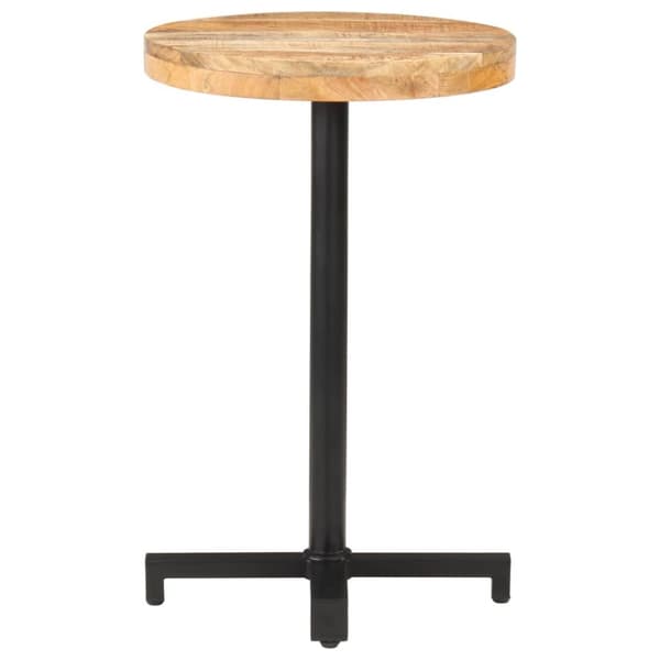 The Living Store Cafébord runt Ø50x75 cm grovt mangoträ - Matbord