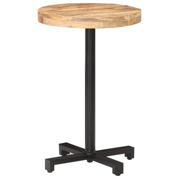 The Living Store Cafébord runt Ø50x75 cm grovt mangoträ - Matbord