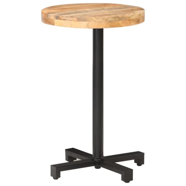 The Living Store Cafébord runt Ø50x75 cm grovt mangoträ -  Matbord