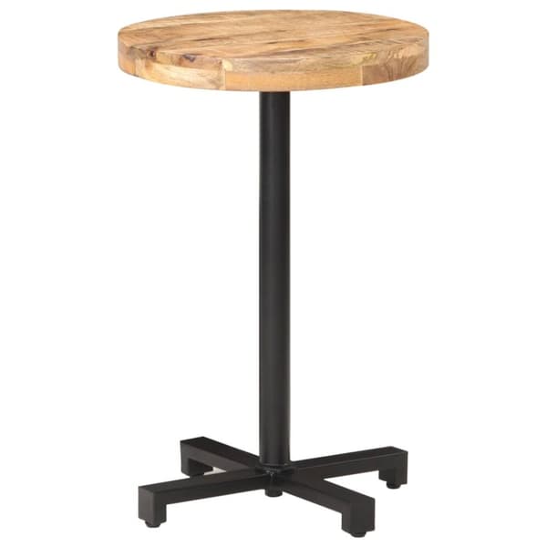 The Living Store Cafébord runt Ø50x75 cm grovt mangoträ - Matbord
