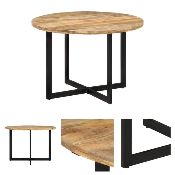 The Living Store Matbord 110x75 cm massivt mangoträ -  Matbord
