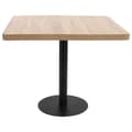 Miniatyrbild 3 av 7: The Living Store Bistrobord ljusbrun 80x80 cm MDF -  Matbord