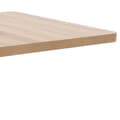 Miniatyrbild 5 av 7: The Living Store Bistrobord ljusbrun 80x80 cm MDF -  Matbord