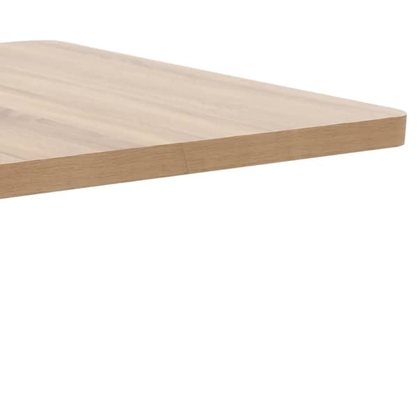 The Living Store Bistrobord ljusbrun 80x80 cm MDF -  Matbord