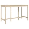 Miniatyrbillede 3 af 9: The Living Store barbord 180x80x110 cm massivt fyrretræ -  Spiseborde