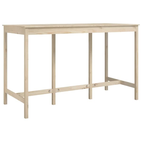The Living Store barbord 180x80x110 cm massivt fyrretræ -  Spiseborde