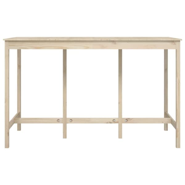 The Living Store barbord 180x80x110 cm massivt fyrretræ -  Spiseborde